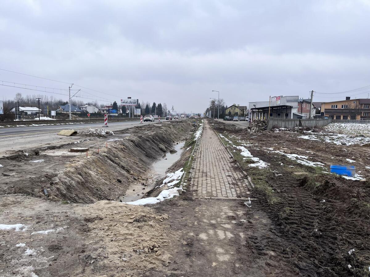 Rozbudowa ul. Warszawskiej [styczeń 2023]